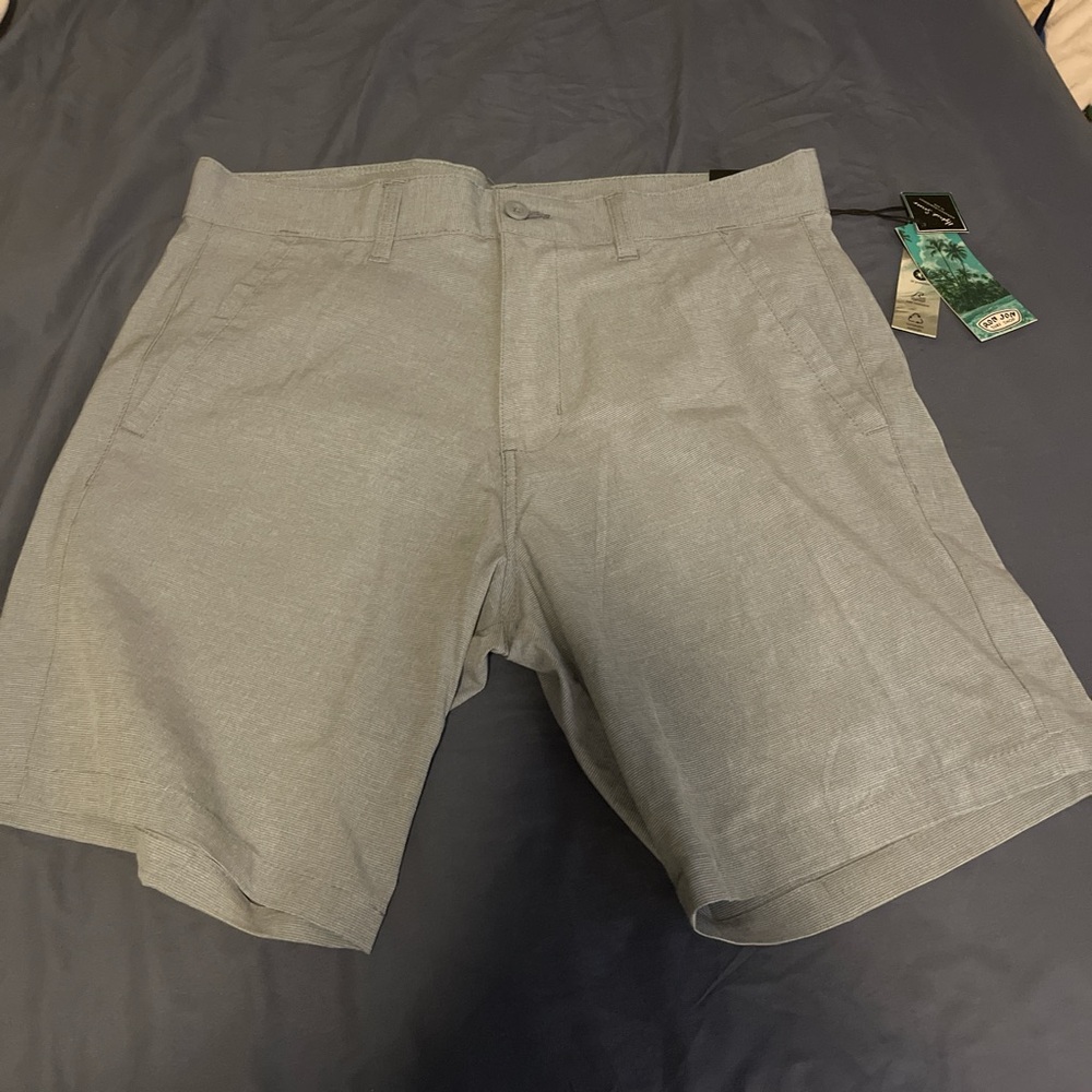 Ron Jon Gray Hybrid Shorts Versatile Style